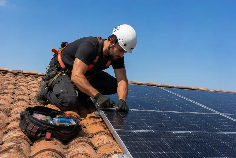 Maintenance et monitoring de panneaux solaires à Seltz